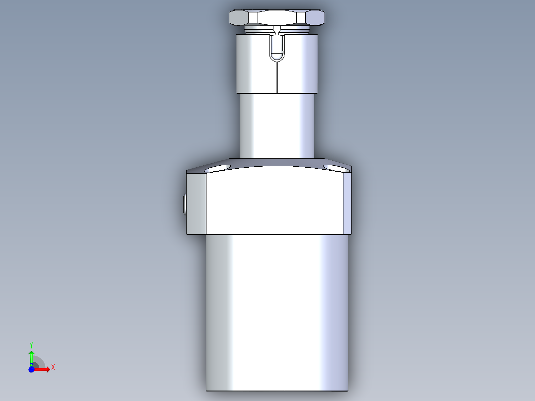 KOSMEKLHA1050-GR-Q30多系列多零件图纸模型前视图