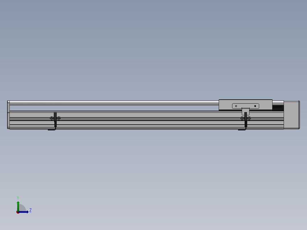 精密模组MY140-T10-500L-BL-P40B-C4-C左视图
