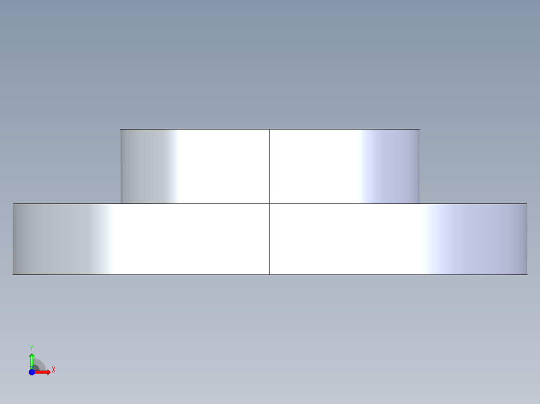CPVC管件23-Sch80_Flange One-Piece_SOC_9851-040_4in前视图
