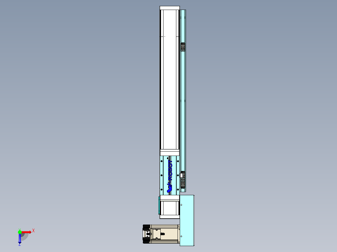 欧规系列-LB6A-L65-S400-BL-ZP40-C3俯视图