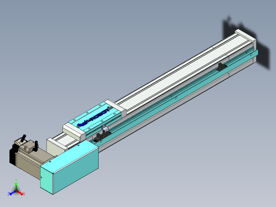 欧规系列-LB6A-L65-S400-BL-ZP40-C3正等轴测图