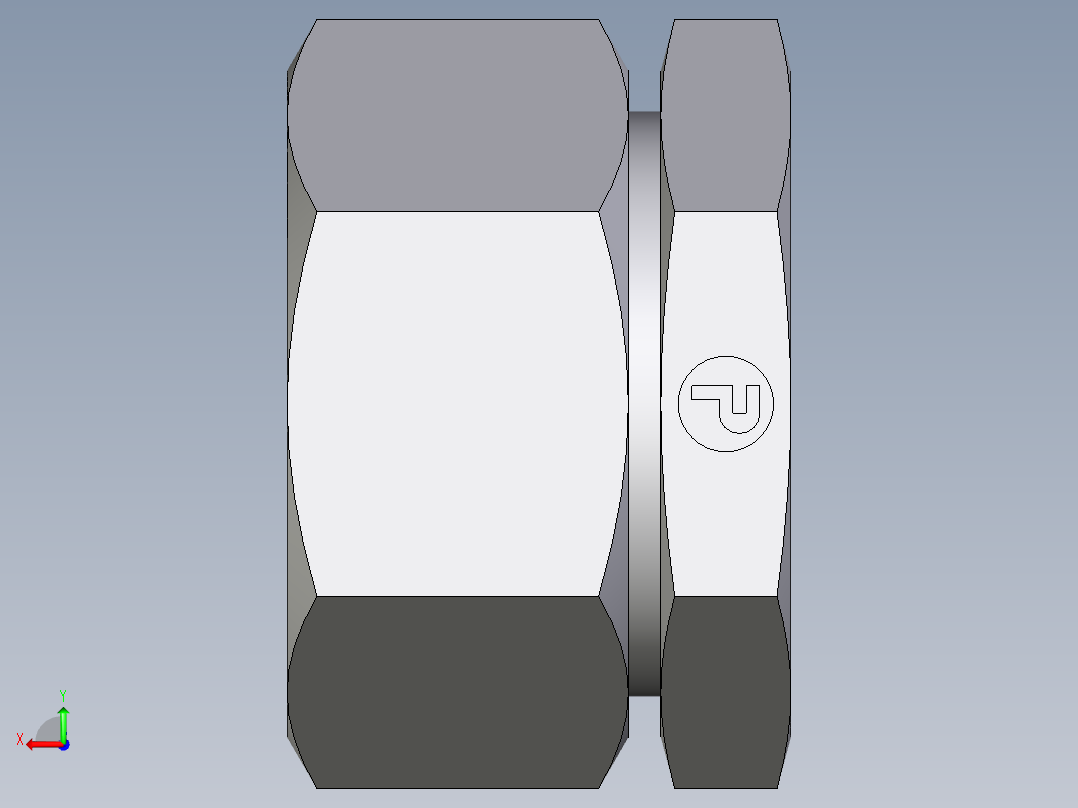 卡套式工业通用硬管接头EO_Blanking_plug_for_tube_ends_ROV28ZL71后视图