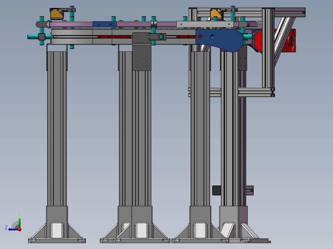 2023.02月-柔性输送线sw18可编辑右视图