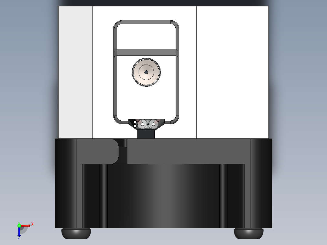 完整的热端组件 Bambu Lab X1C 钢喷嘴俯视图