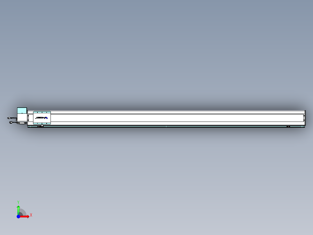 威洛博VBC同步带传动一无尘环境VBC14-L45-S2250-BRD-ZP75-C3前视图