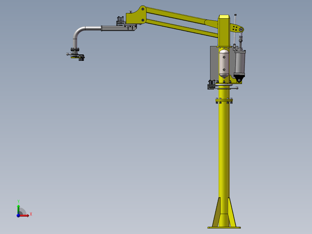 悬臂气动助力吊臂（助力臂助力机械手）406531==25前视图