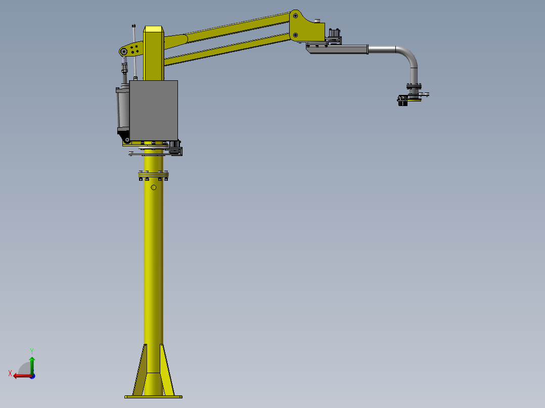 悬臂气动助力吊臂（助力臂助力机械手）406531==25后视图
