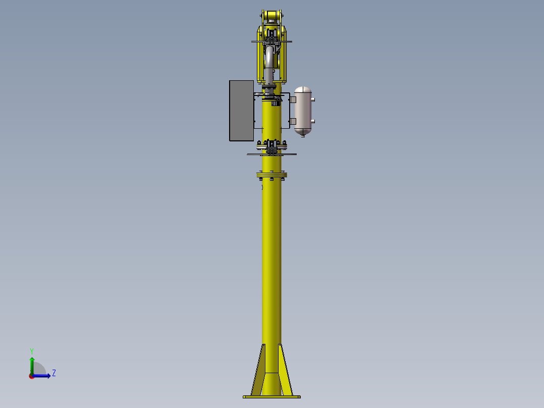 悬臂气动助力吊臂（助力臂助力机械手）406531==25左视图