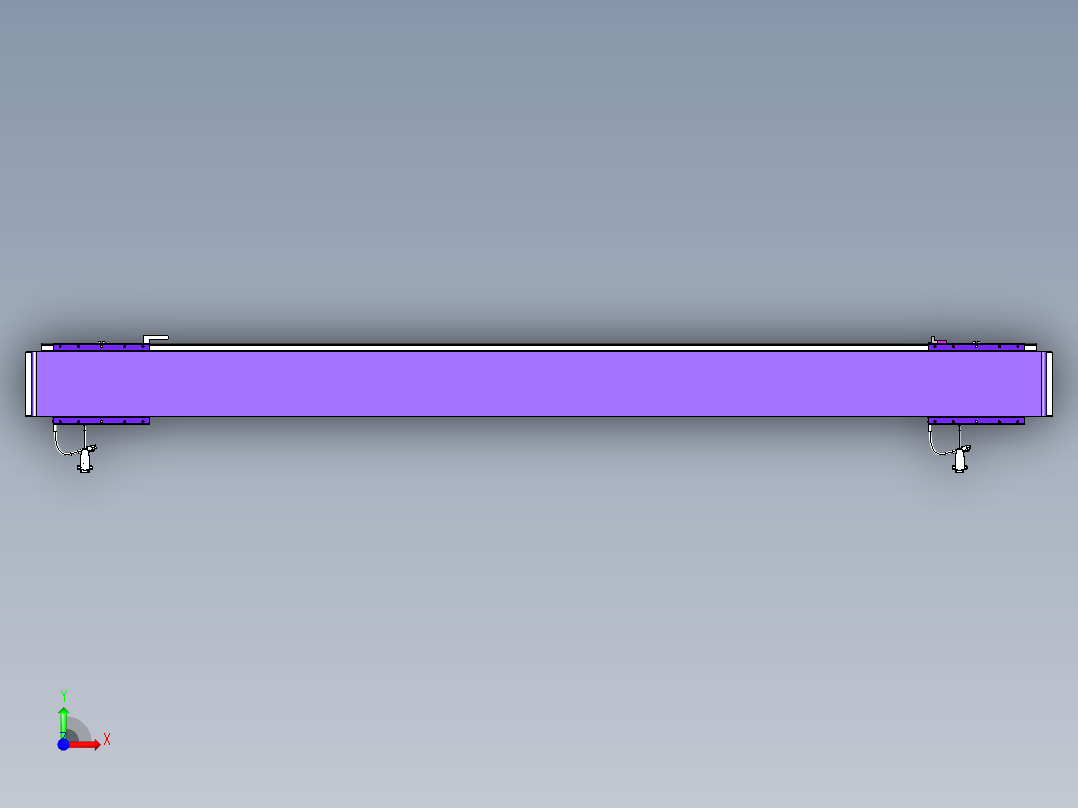 威洛博VL系列直线电机模组-2VL14S3-S1650前视图