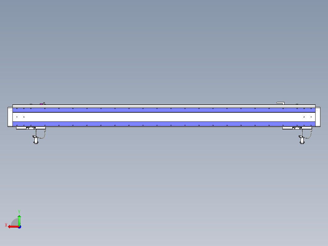 威洛博VL系列直线电机模组-2VL14S3-S1650后视图