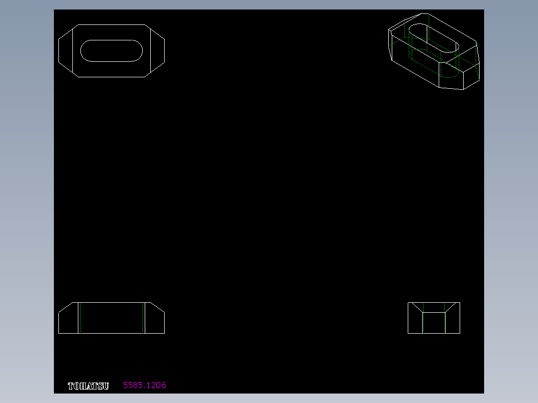 標準壓版5585-2D多系列多零件图纸模型