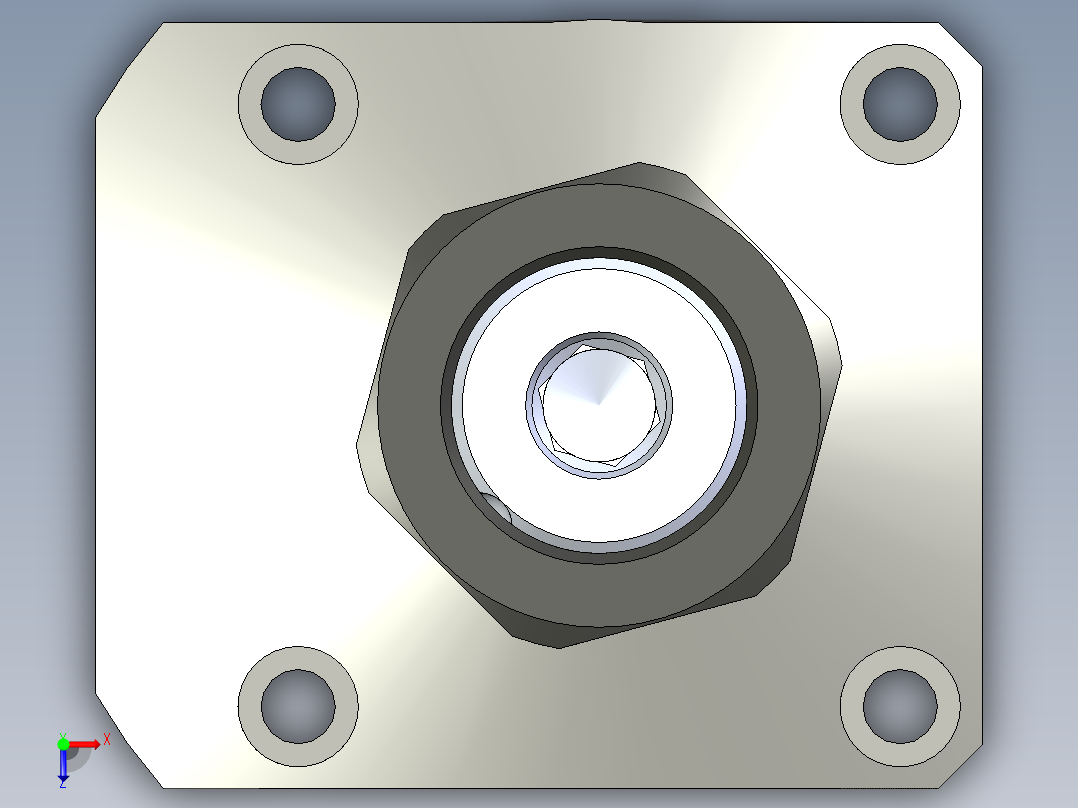 KOSMEKLHS0650-SR-Y45多系列多零件图纸模型俯视图