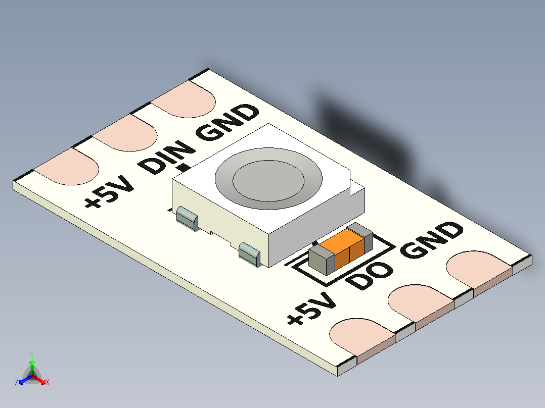RGB氛围灯18正等轴测图