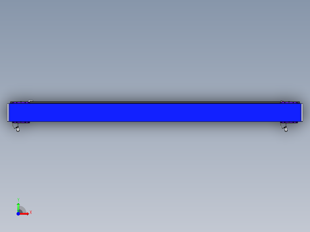 威洛博VL系列直线电机模组-2VL22H3-S3000前视图