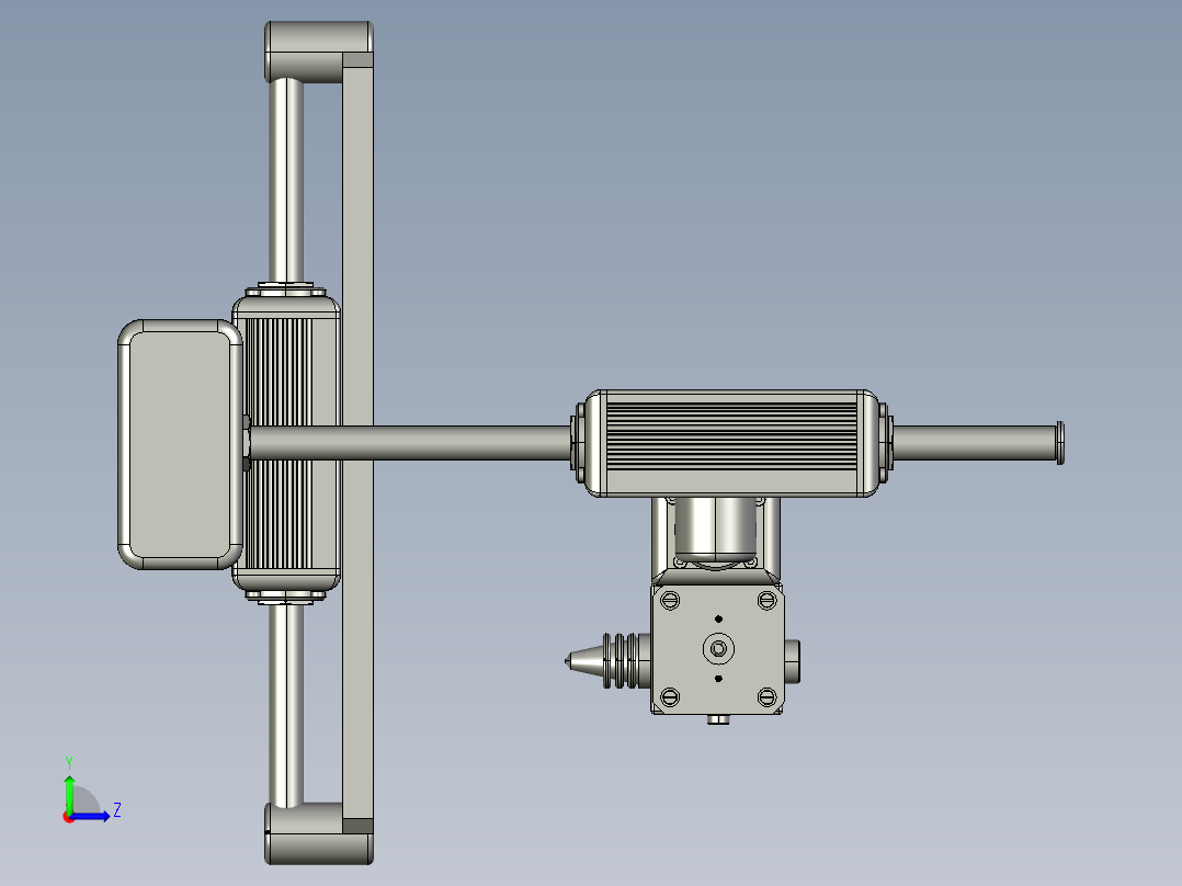 2526小型3D打印机左视图