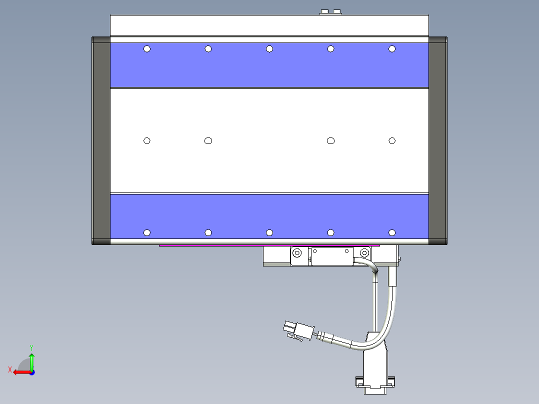 威洛博VL系列3d模型模组VL17E1Y-S100后视图