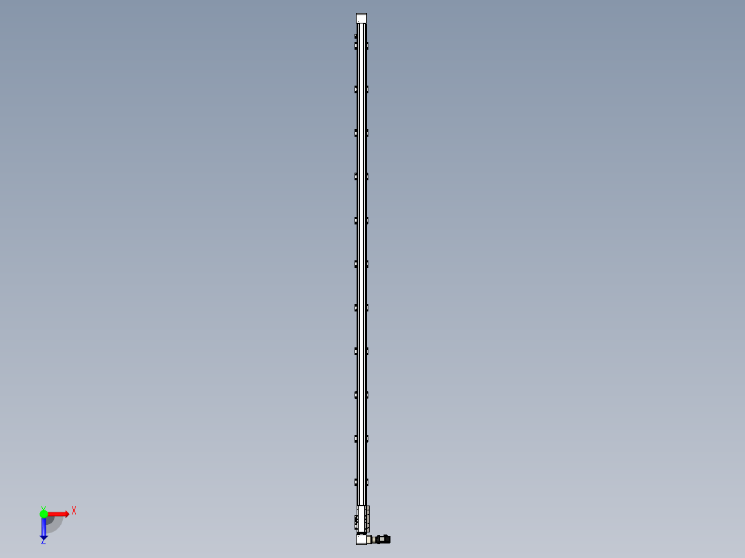 同步带滑台-欧规B8H-L176-S4400-L-ZP40-D3-N5俯视图