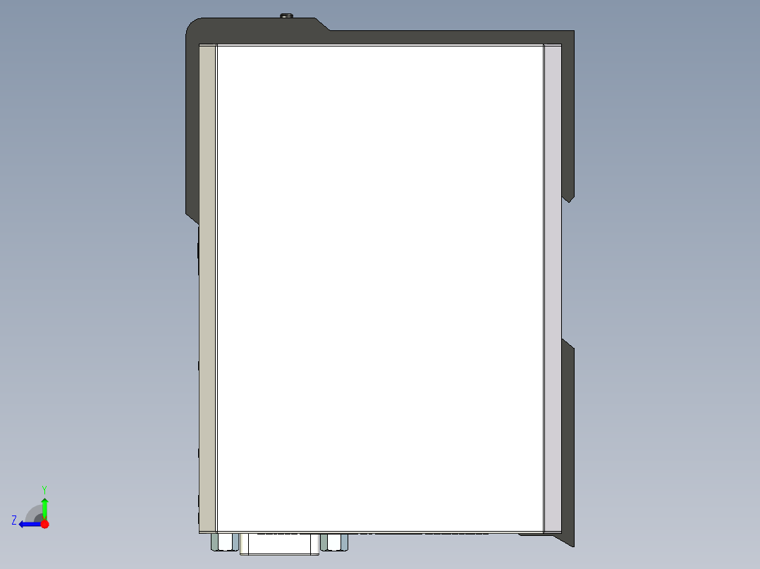 串行设备服务器右视图