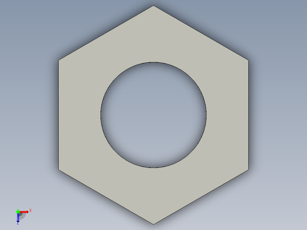 基恩士FU-88nut_kc图纸模型俯视图