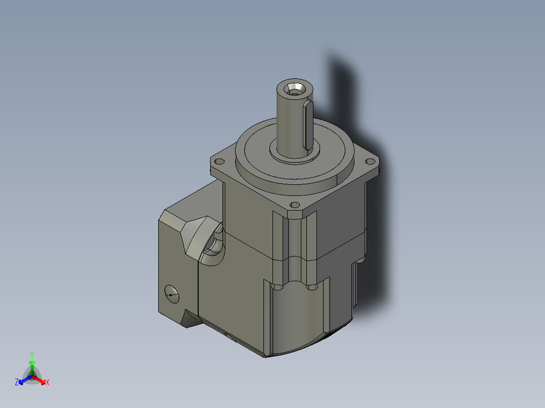 斜齿ZPGH142-L1 19-95-130-M8.STEP正等轴测图