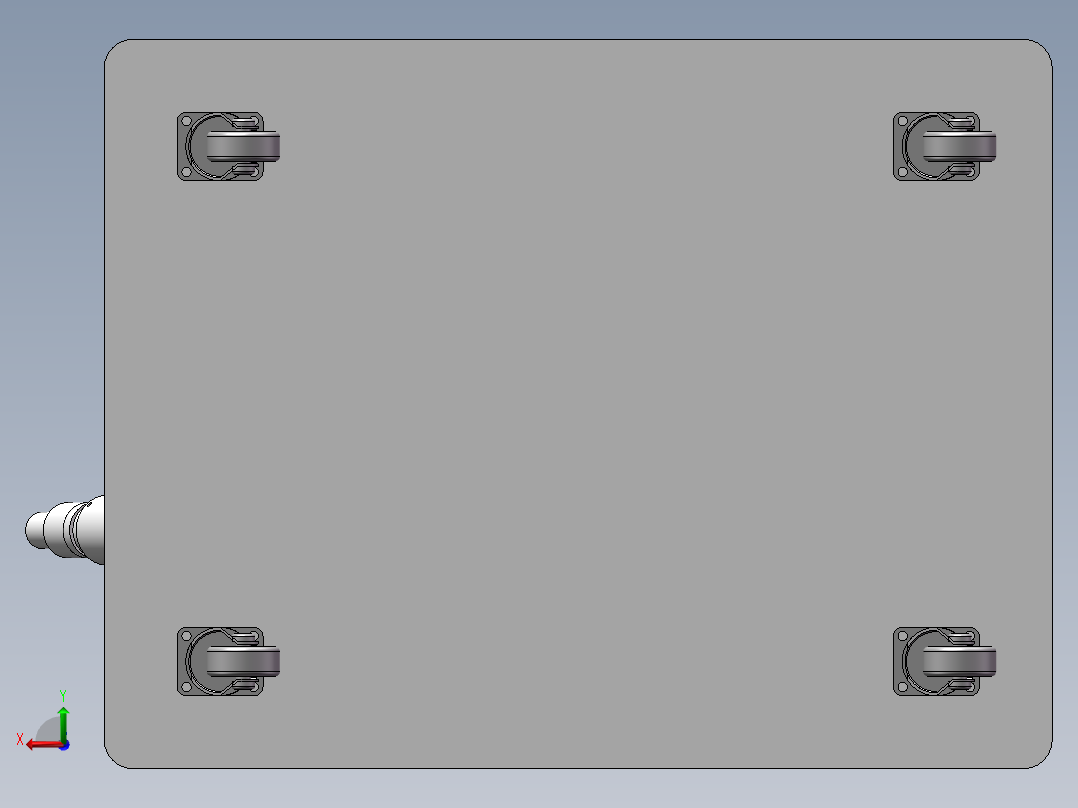 红枣采收设备后视图