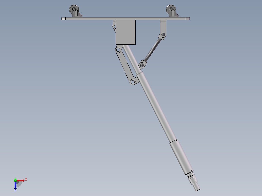 红枣采收设备俯视图