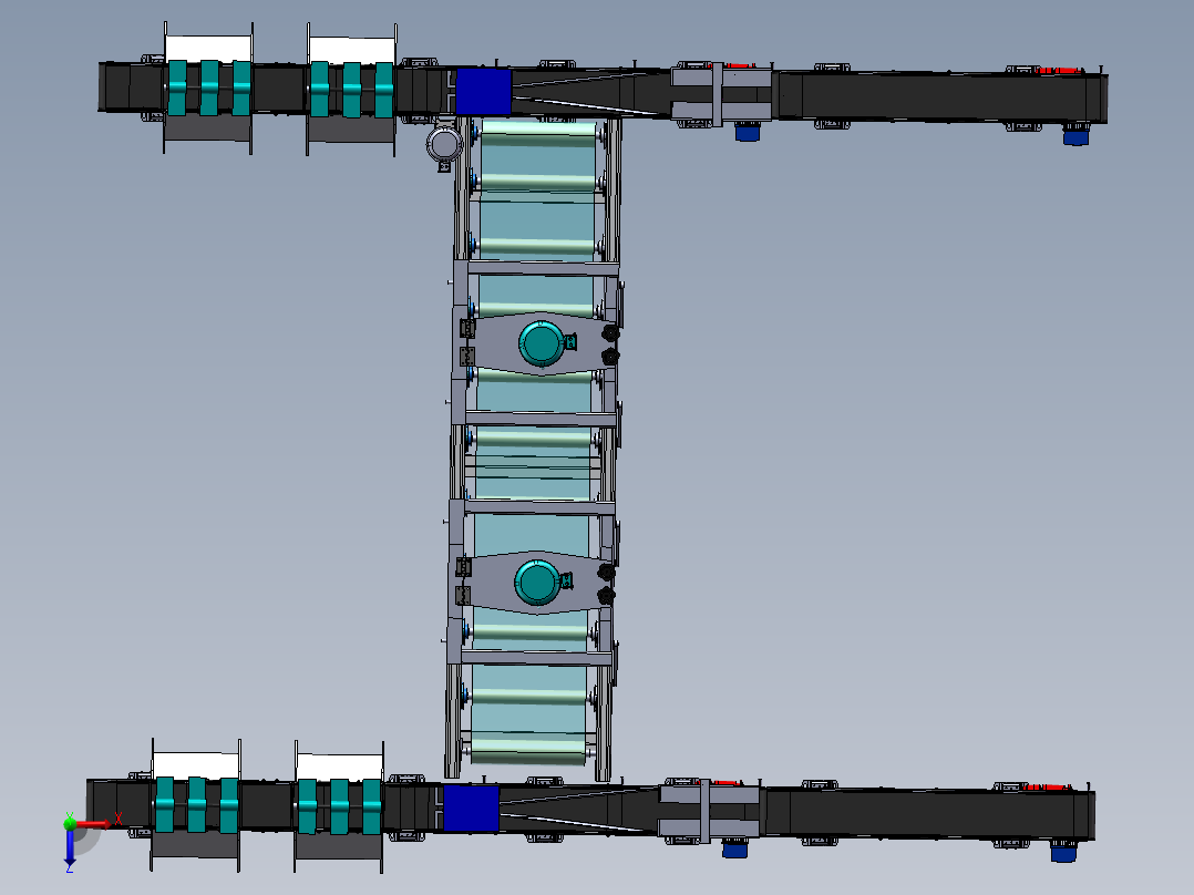 木质板材成型分型机sw17可编辑俯视图