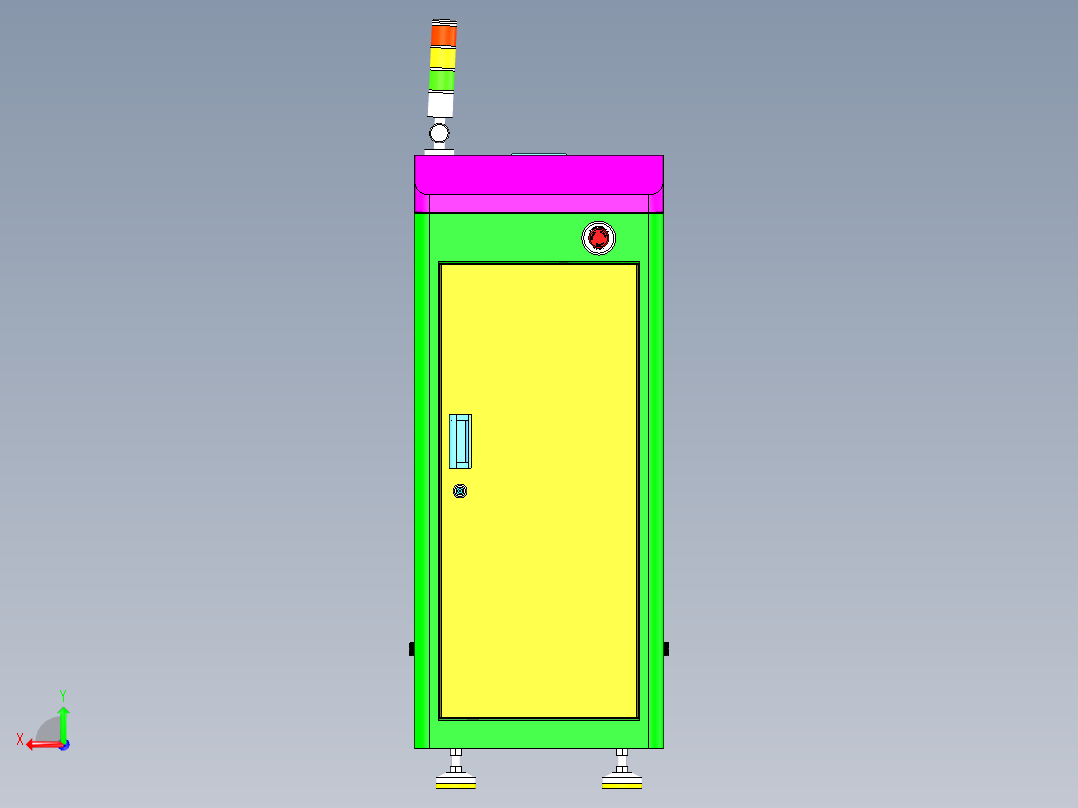 链条式PCB翻板机sw18可编辑后视图