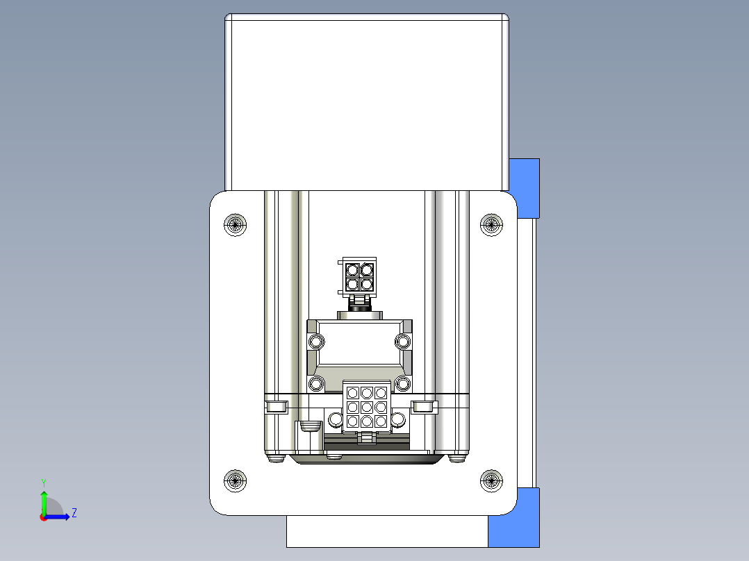 威洛博LB.GB同步带传动--欧规系列GB8-L96-S450-BR-P40左视图