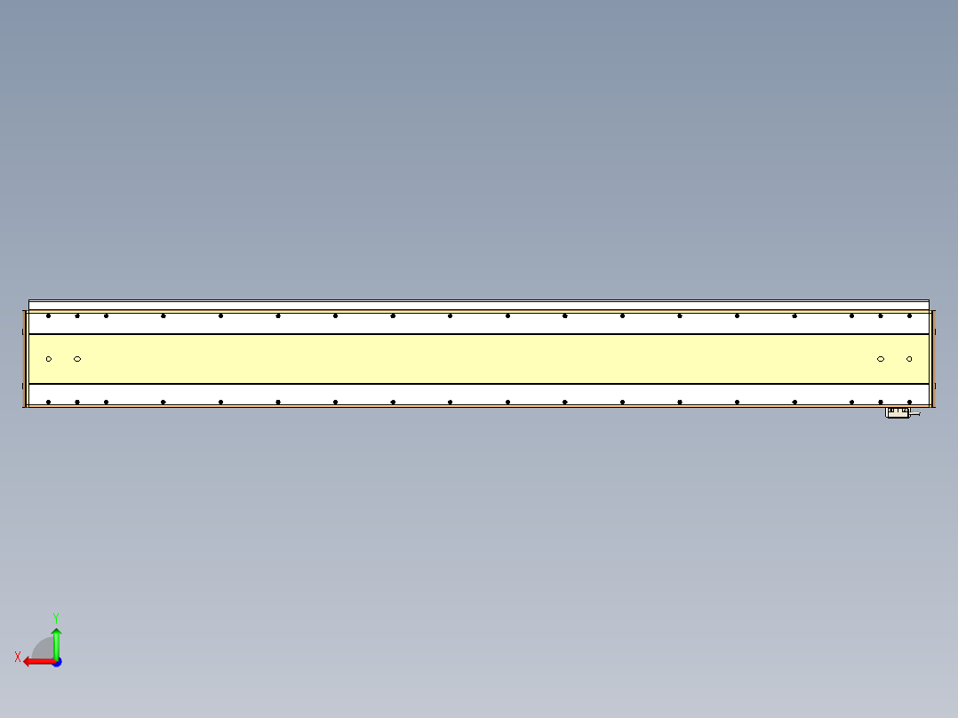 威洛博LC系列3d模型模组LC17E1Y-S1400后视图