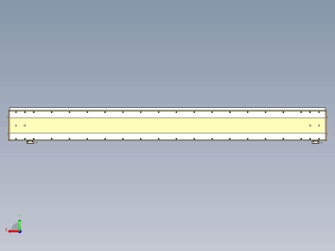 威洛博LC系列3d模型模组2LC17E1Y-S1400后视图