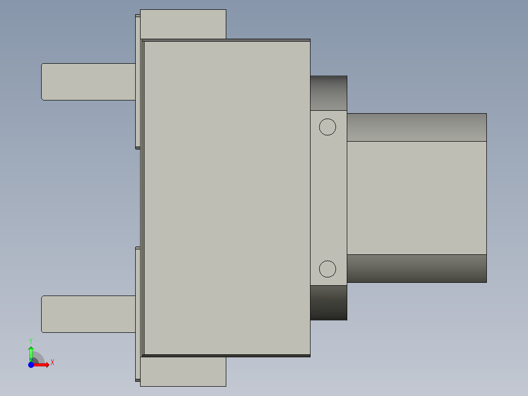 普通气爪PH01K-50C前视图