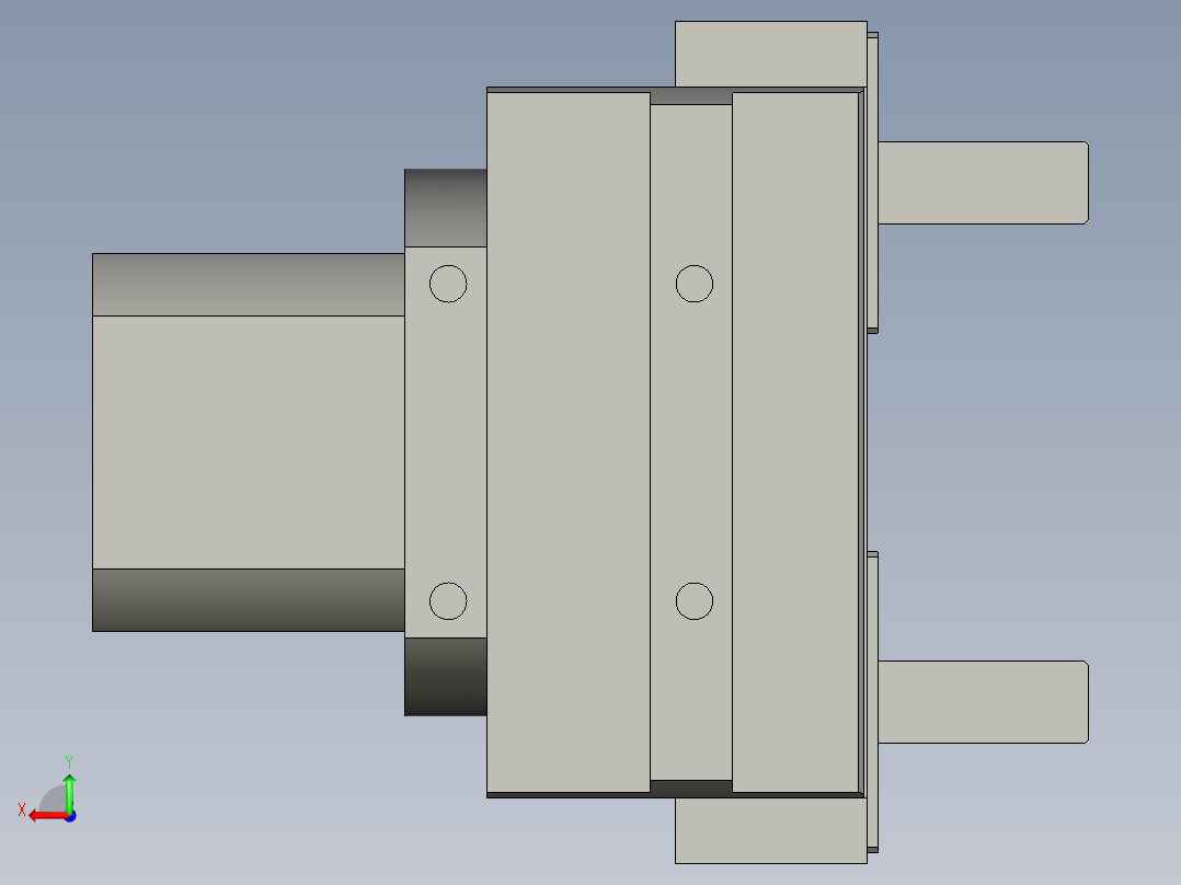 普通气爪PH01K-50C后视图