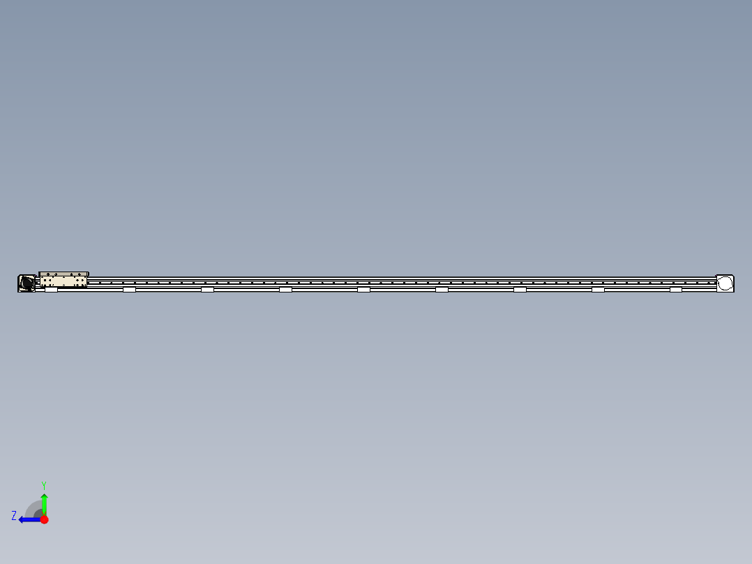 同步带滑台-欧规B8H-L176-S3200-L-ZP40-D3-N5右视图