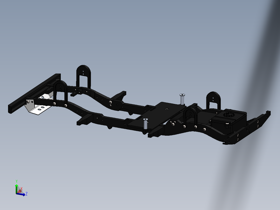 Gelande II D90铝制履带式底盘