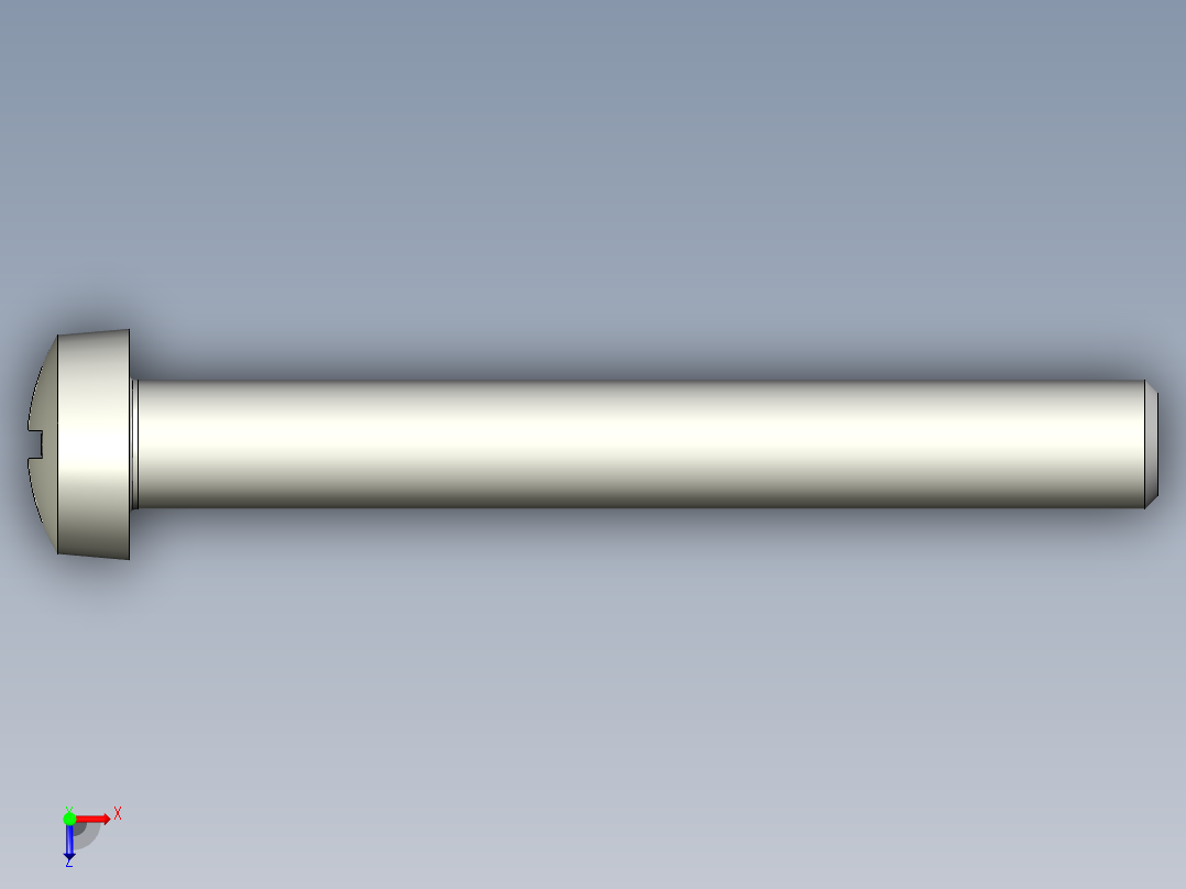 Cross_recessed_head-M5-40-20-4-9-6.stp螺钉-俯视图