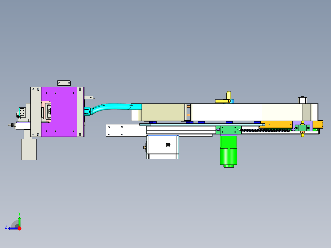SIM裁切模右视图