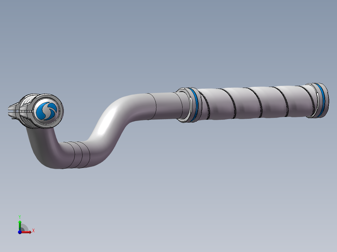 自行车手把前视图