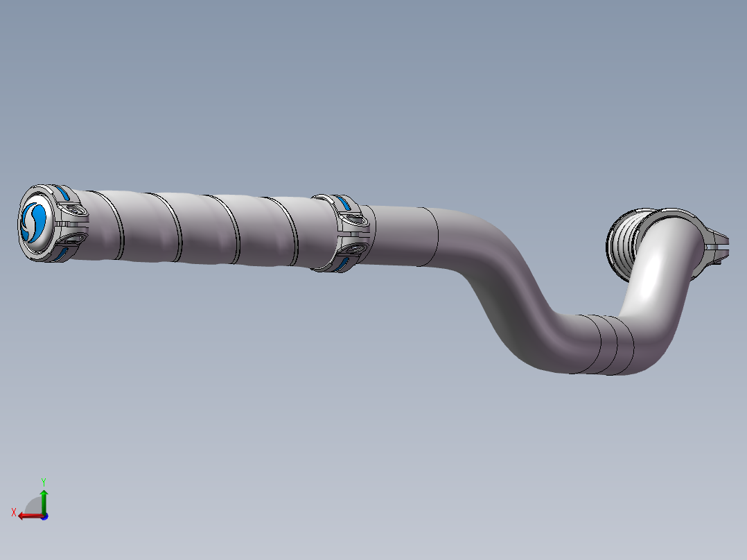 自行车手把后视图