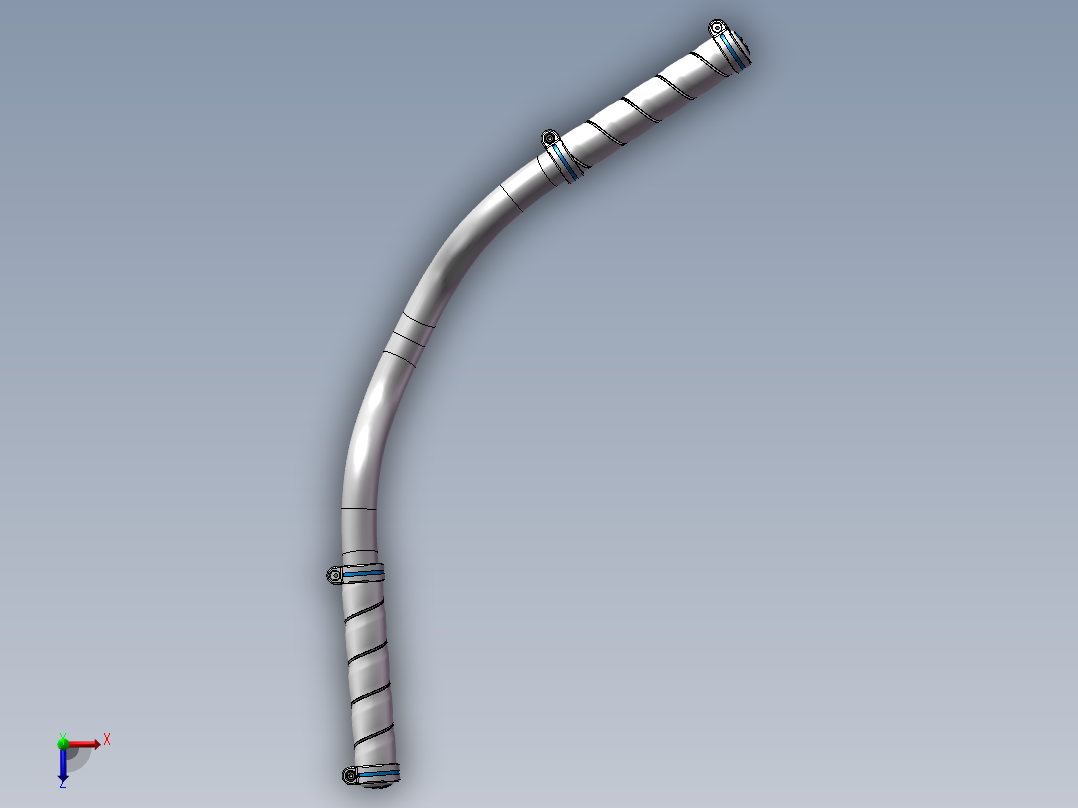 自行车手把俯视图