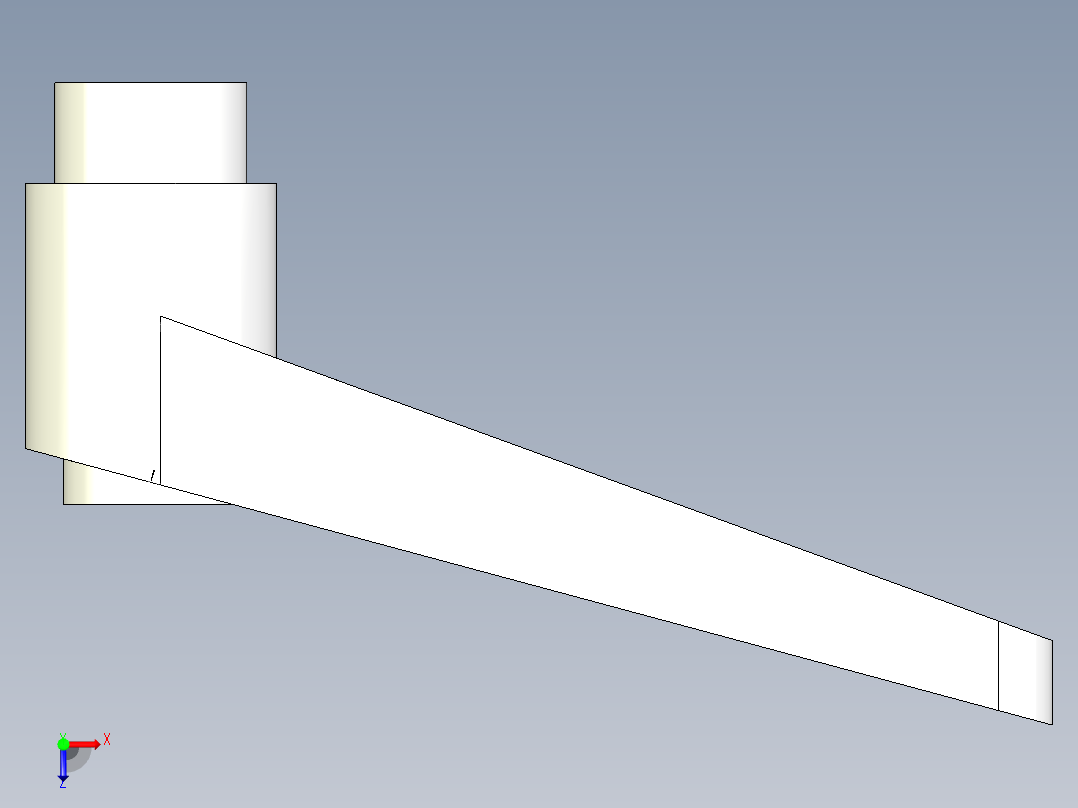 調整式把手(鋅合金)2440(B)-3D多系列多零件图纸模型俯视图
