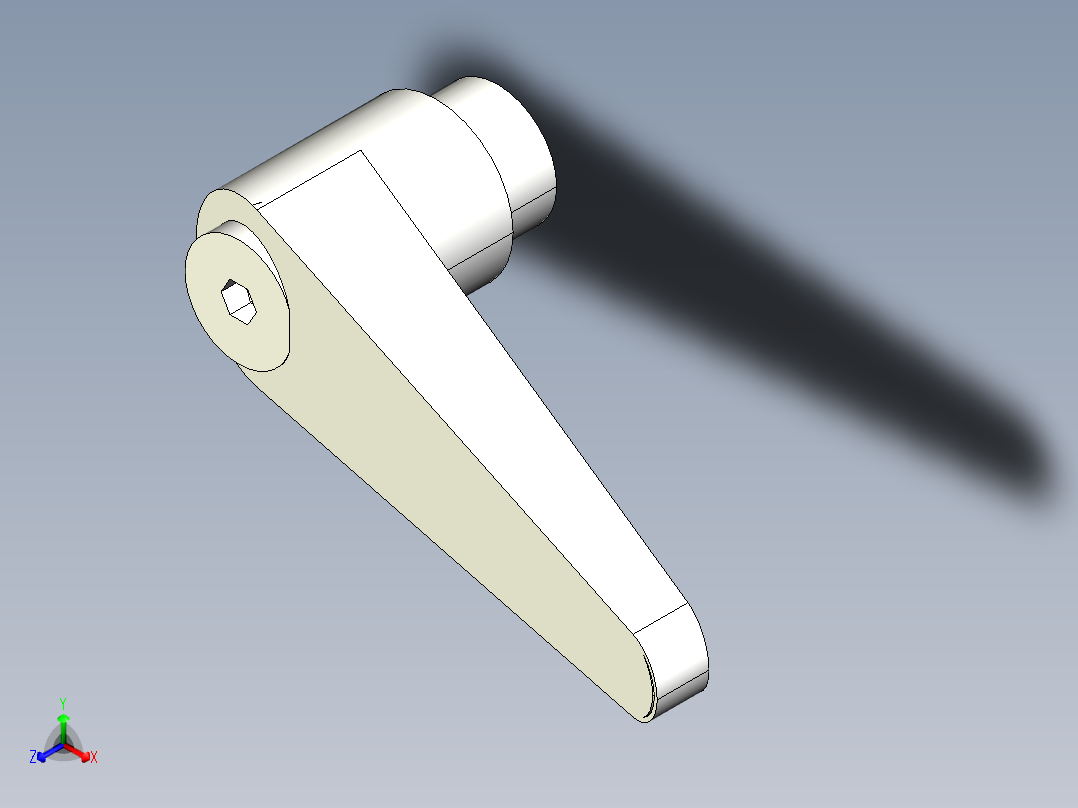 調整式把手(鋅合金)2440(B)-3D多系列多零件图纸模型正等轴测图