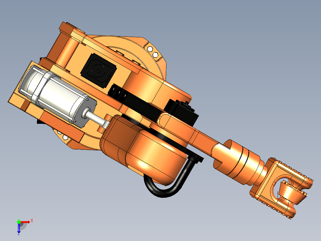 机械手（人）catia非标自动化机械3D素材俯视图