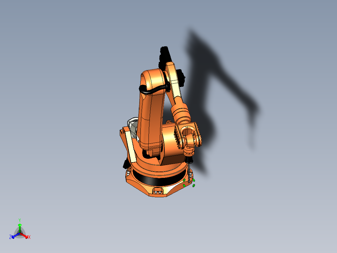 机械手（人）catia非标自动化机械3D素材正等轴测图