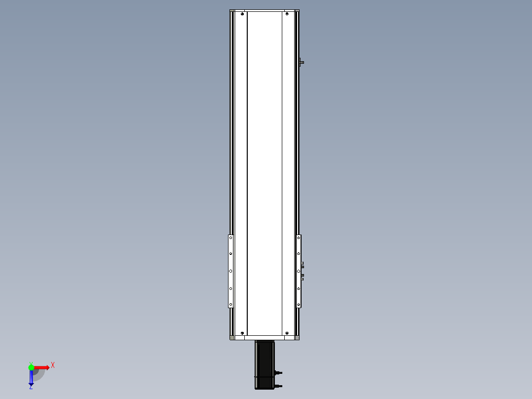 Toyo东佑达直线模组-ETH22-650-BC-400W+煞車俯视图