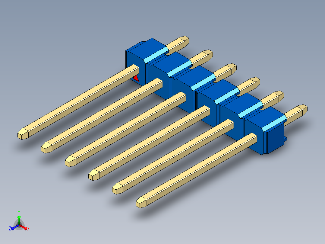 彩色公头100mil（2.54mm）系列-DS1021_blue_1x06p_100mil_Type5_rev1.0
