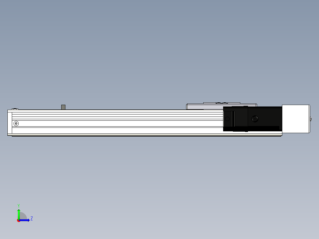 Toyo东佑达直线模组-ECH6-250-BR.igs左视图