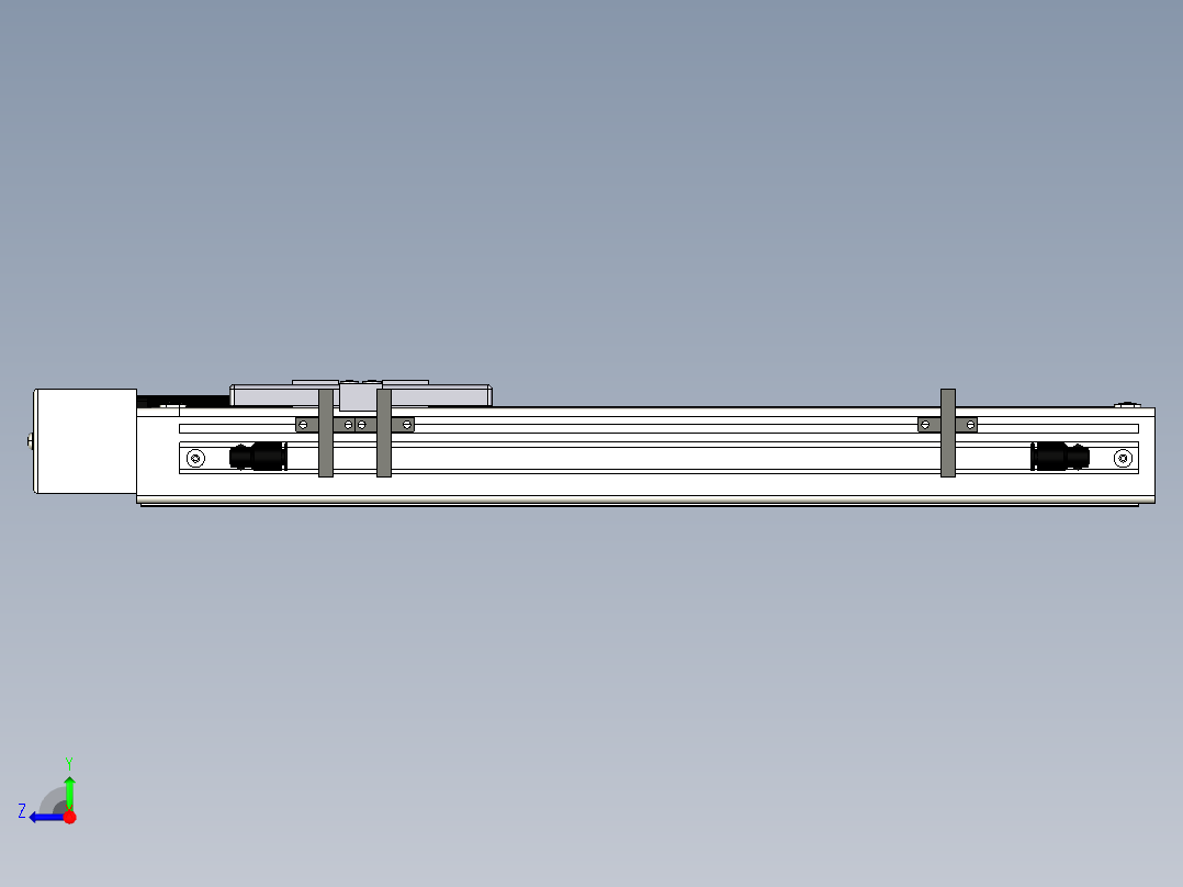 Toyo东佑达直线模组-ECH6-250-BR.igs右视图