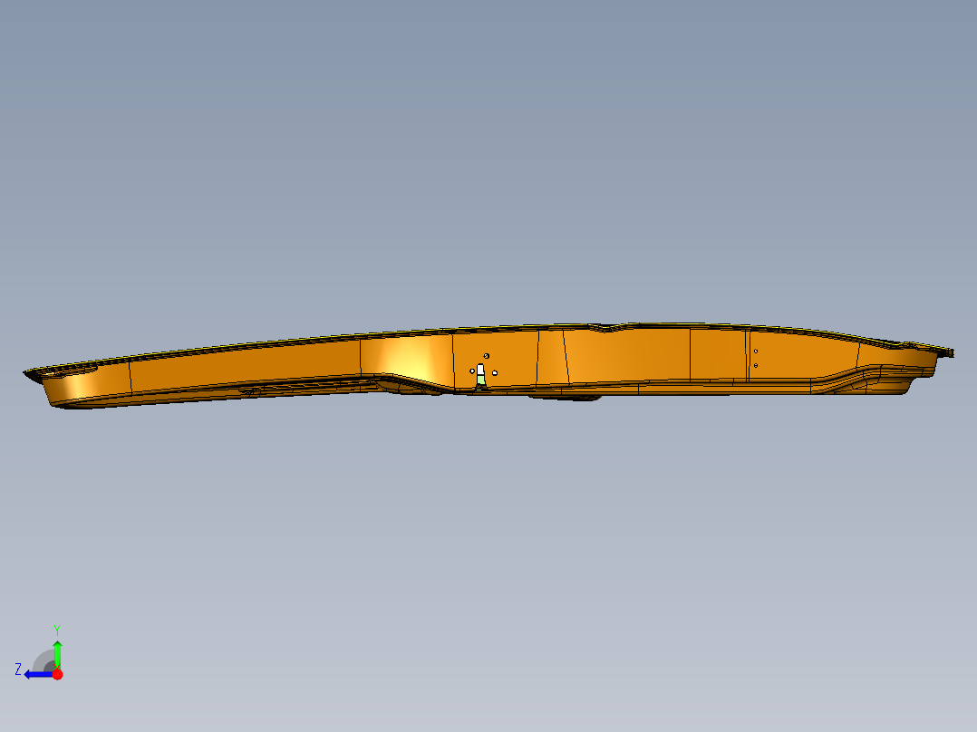 汽车车门组成钣金右视图