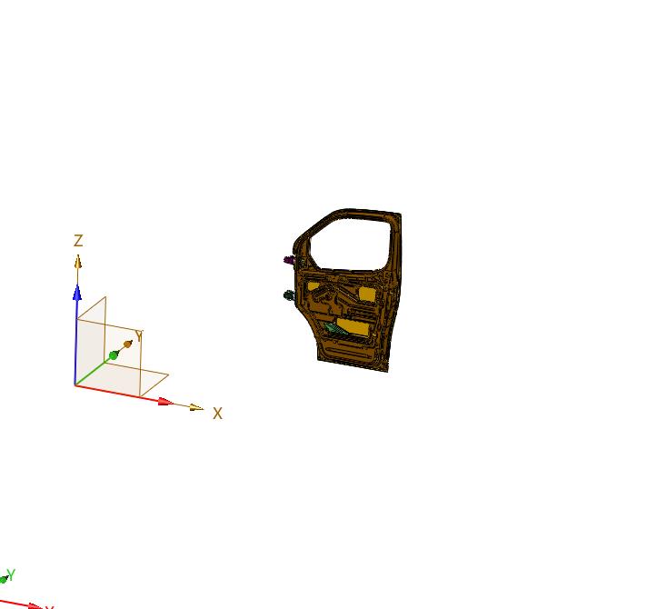 汽车车门组成钣金